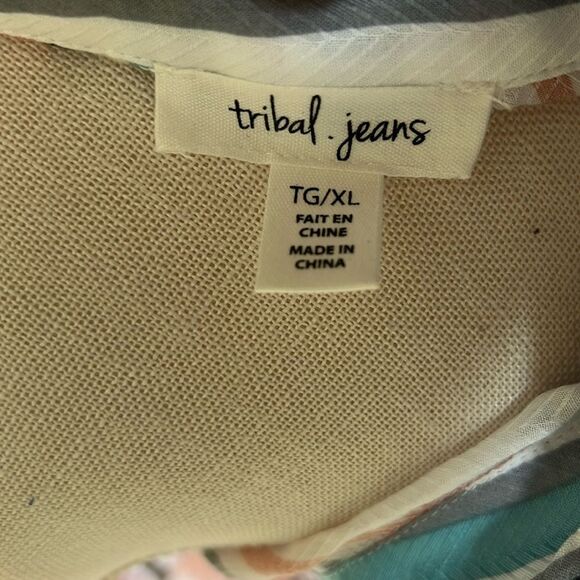 NWT Tribal Striped Sleeveless Top - Picture 12 of 13